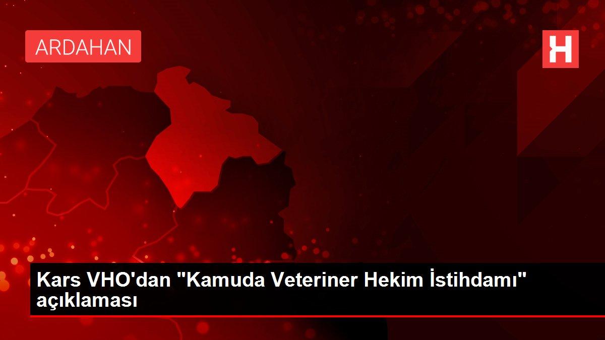 Kars VHO'dan 'Kamuda Veteriner Hekim İstihdamı' açıklaması