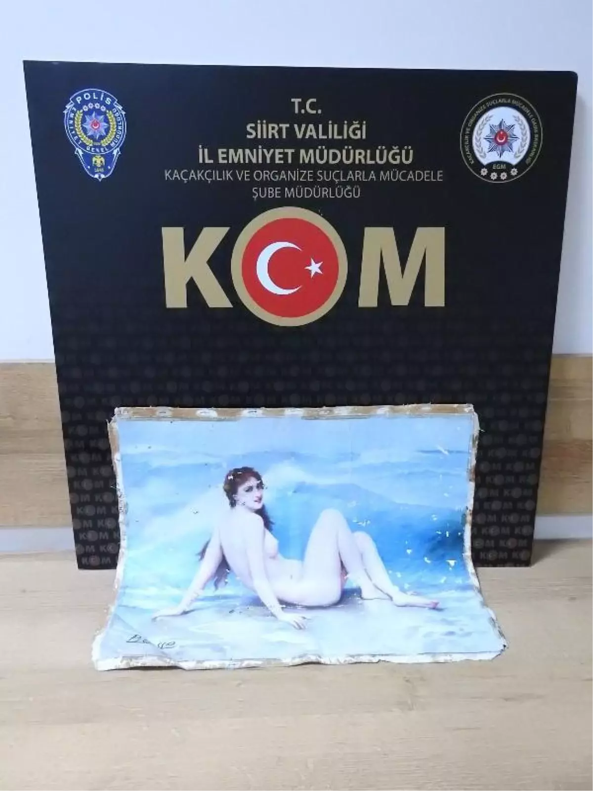 Siirt'te Picasso imzalı tablo ele geçirildi, Batman'da incelenecek