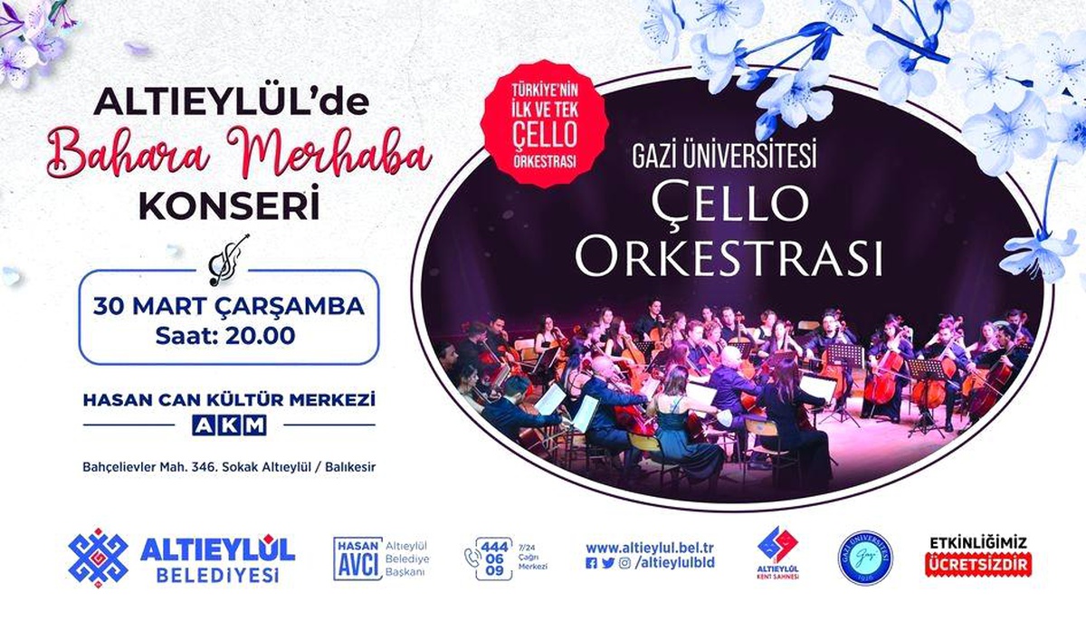 Altıeylül\'de bahara merhaba konseri