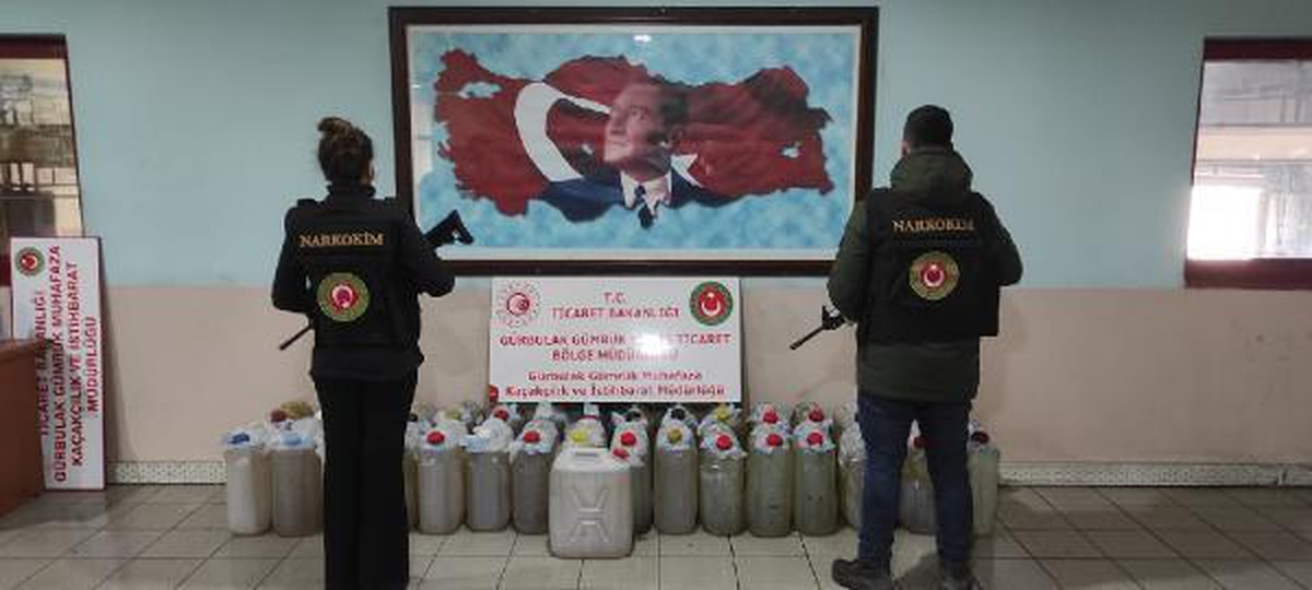 Bakan Muş: Gürbulak\'ta 622 kilo metamfetamin ele geçirildi