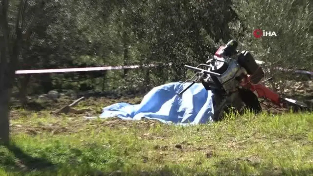 Çapa makinesinin altında kalan adam feci şekilde can verdi