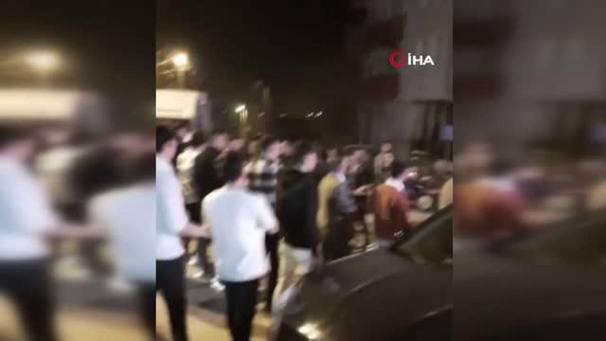 Düğün sonrası iki grup arasında kavga çıktı, yumruklar havada uçuştu