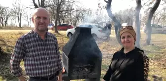 Edirne'de havaların ısınmasıyla vatandaşlar piknik alanlarına koştu