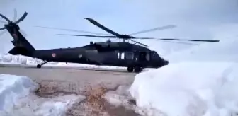 Ekipler helikopterle bölgeye ulaşarak elektrik arızasını giderdi