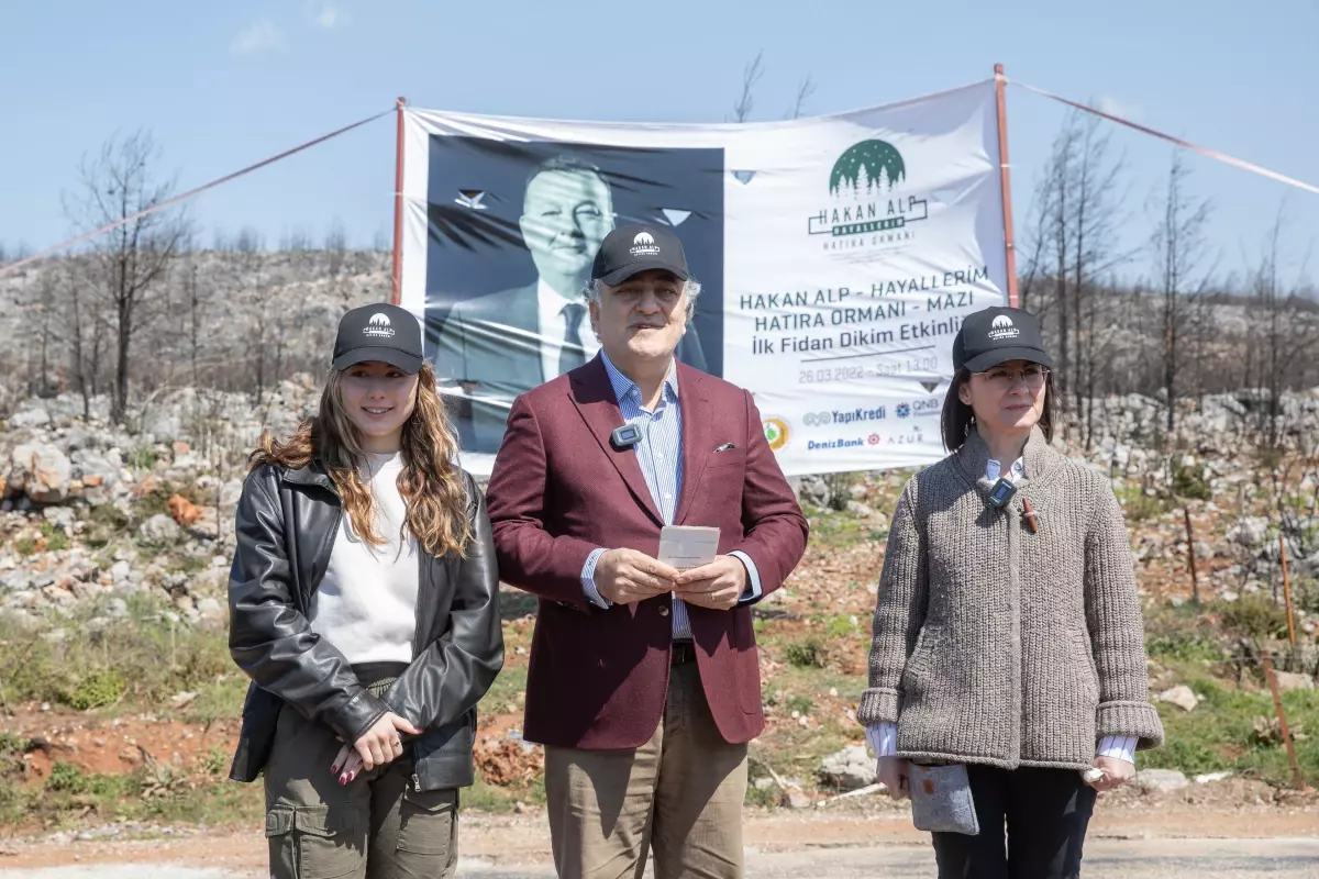 Hakan Alp anısına Bodrum\'da 3 yılda 100 bin fidan toprakla buluşturulacak