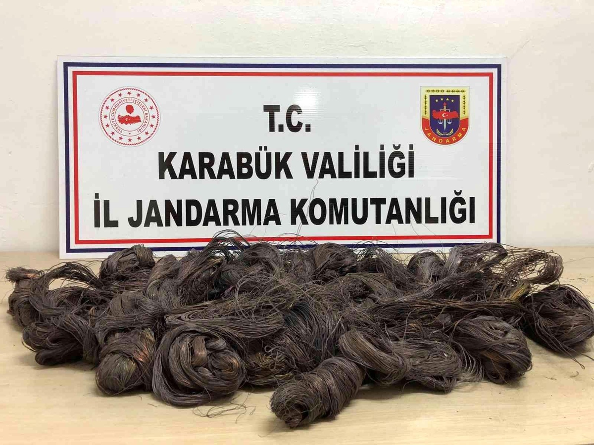 Karabük\'te köylere dadanan kablo ve bakır hırsızları tutuklandı