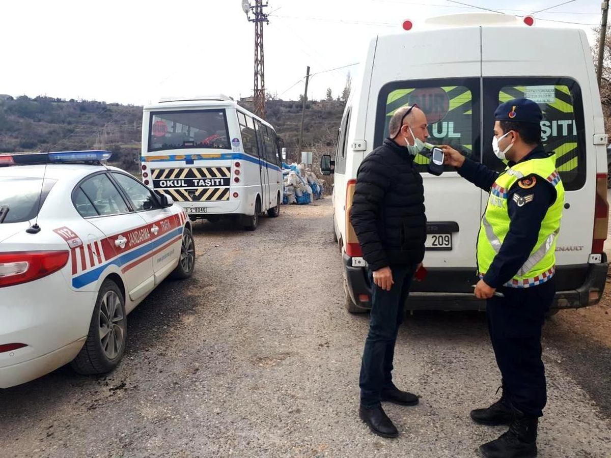 Mersin\'de okul servis araçları denetlendi
