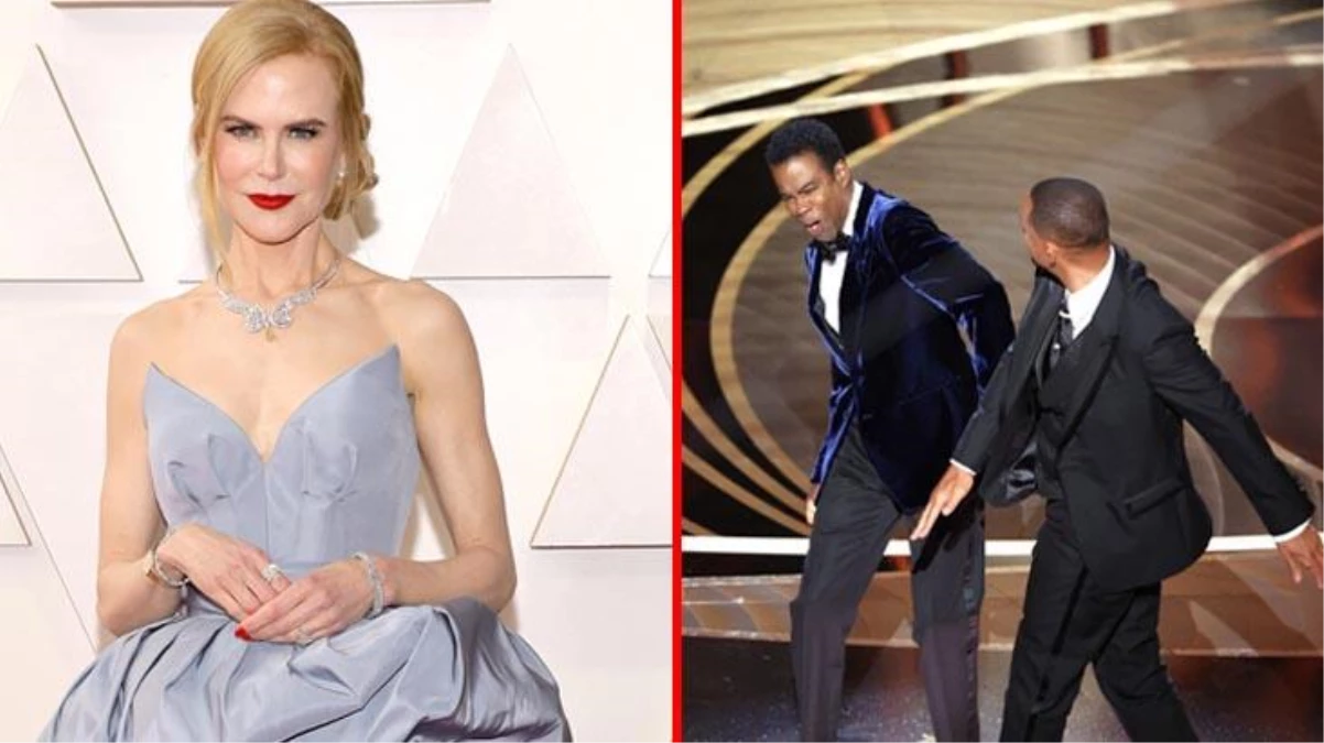 Sunucuyu tokatlayan Will Smith, Nicole Kidman\'ı şaşkına döndürdü!