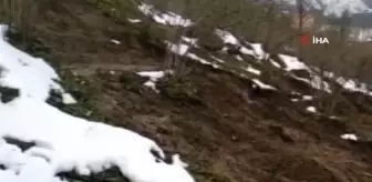 Piraziz ilçesinde heyelan tehdidi... 18 ev heyelan riski nedeniyle tahliye edildi