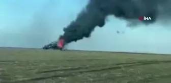 Son dakika: Rus ordusunun düşürülen Su-35 savaş uçağının görüntüleri yayınlandı