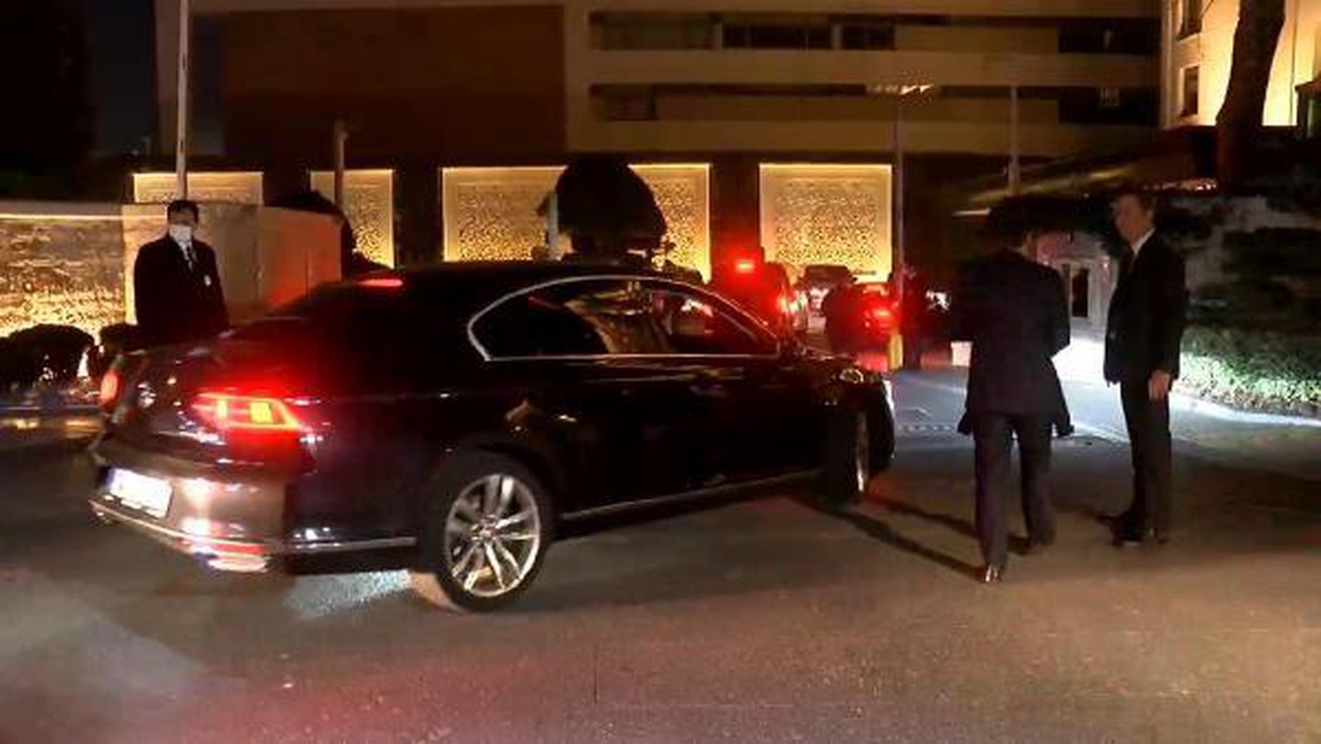 Ukrayna heyeti kalacakları Beşiktaş\'taki otele geldi