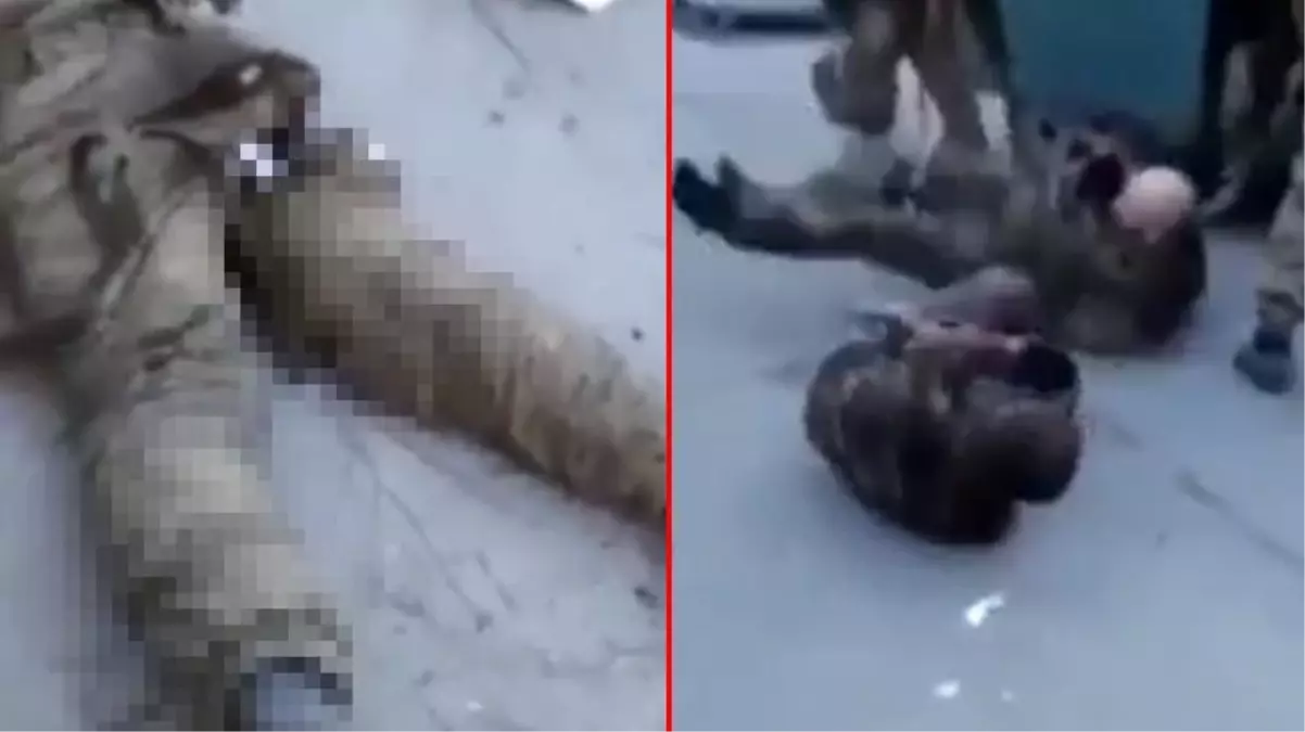 Savaş hattından feci görüntüler! Ukrayna ordusu, esir Rus askerleri öldüresiye dövüp ayaklarından vuruyor