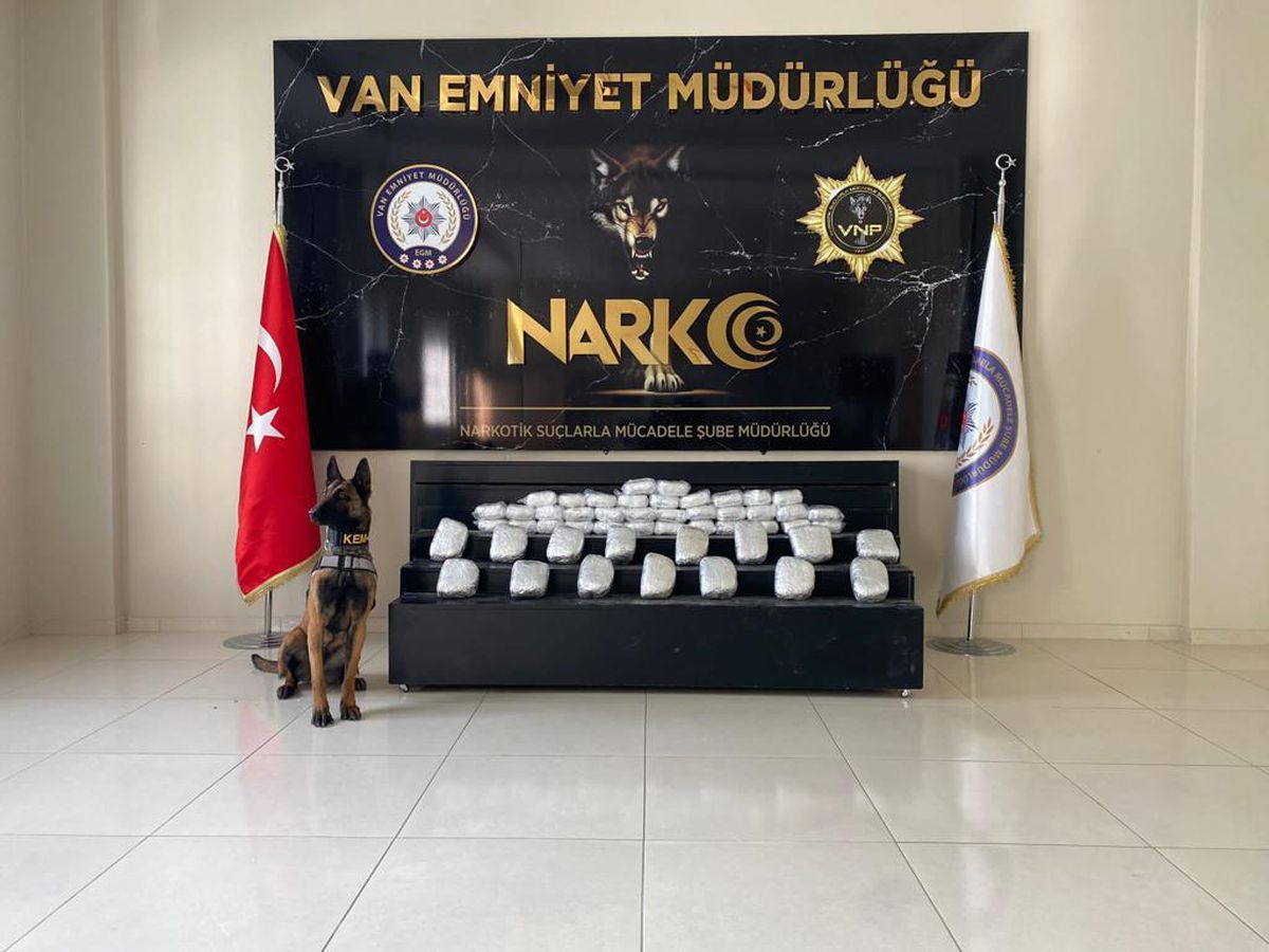 Van\'da bir haftada 87 kilo 247 gram uyuşturucu ile 27 bin hap ele geçirildi