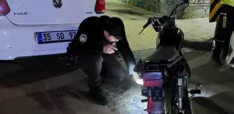 Çalınan motosiklet, gece kartalları tarafından bulundu