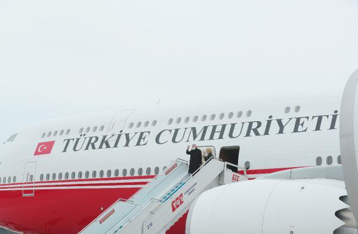 CUMHURBAŞKANI ERDOĞAN ÖZBEKİSTAN\'A GİTTİ