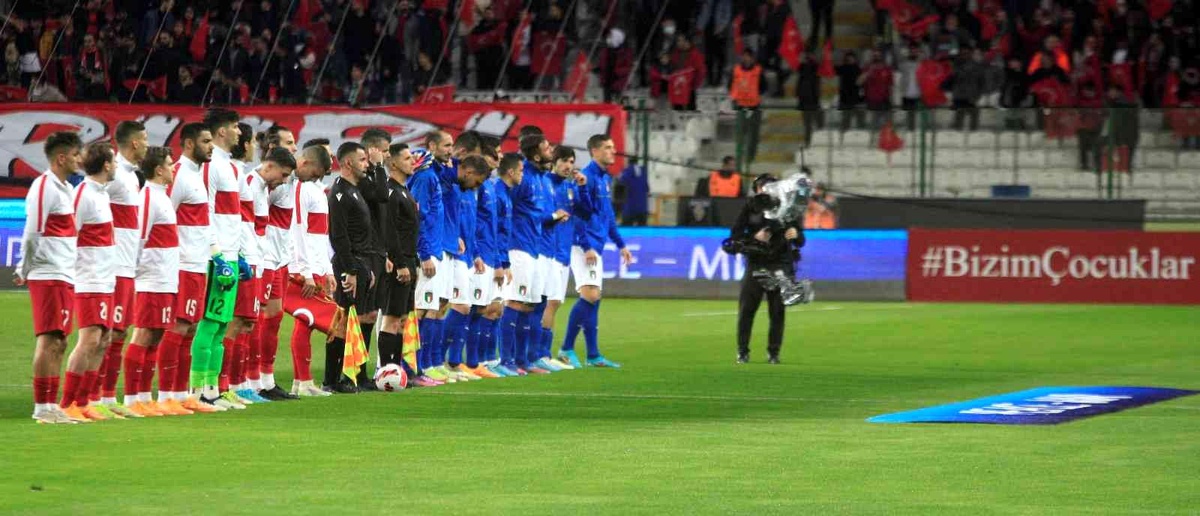 Hazırlık maçı: Türkiye: 1 - İtalya: 2 (İlk yarı)