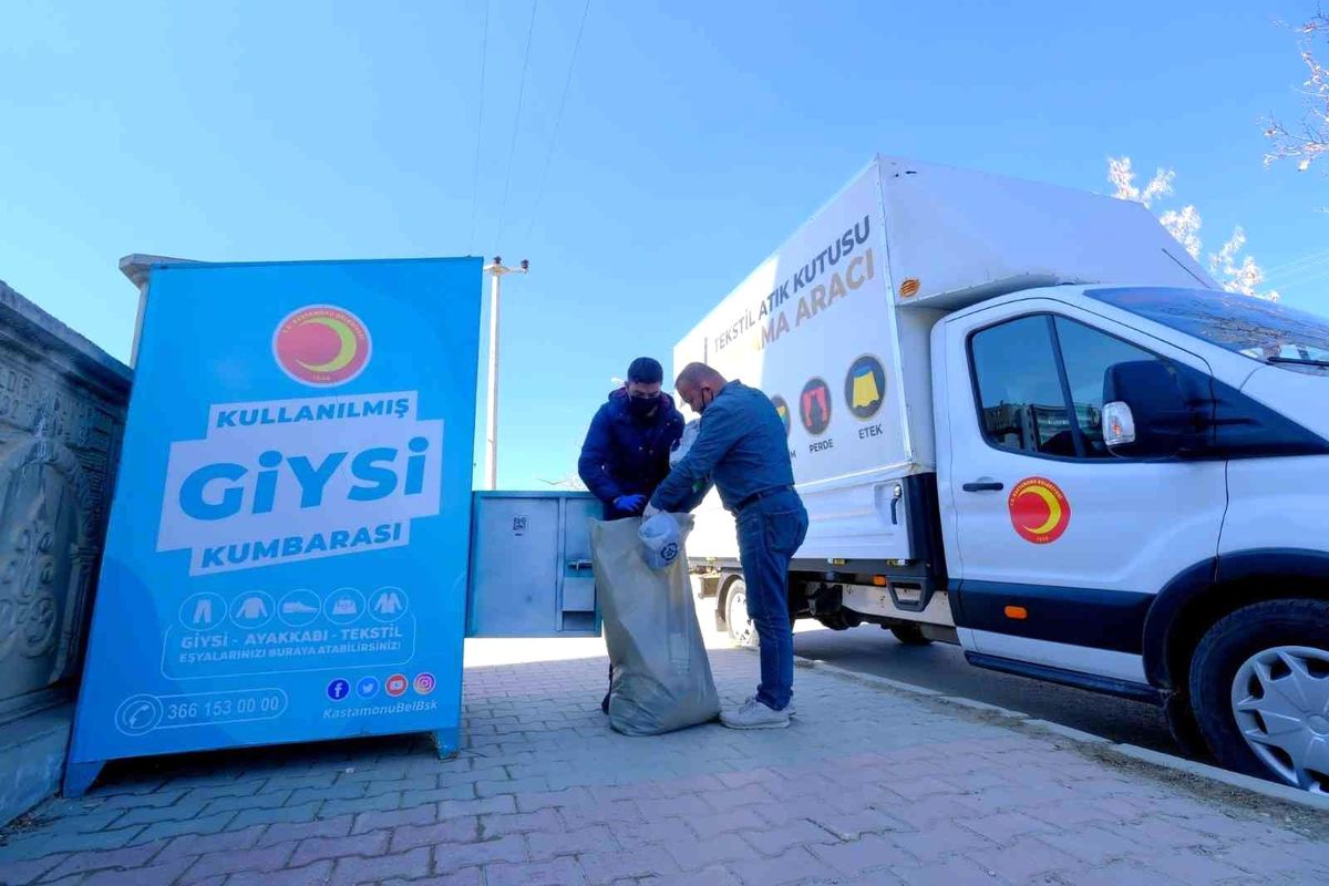 Son dakika haber | Giysi kumbarasıyla 71 bin 220 kilogram tekstil ürünü geri dönüşüme kazandırıldı