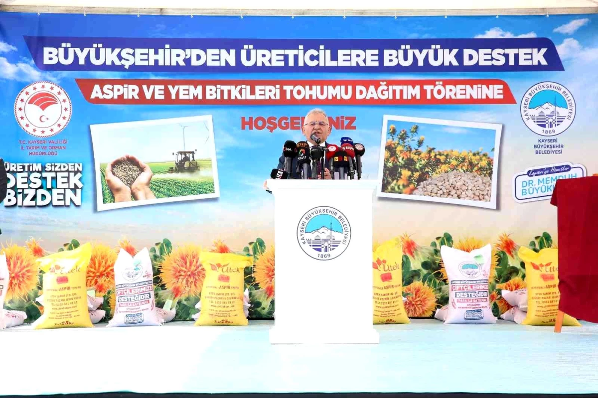 Kayseri Büyükşehir Belediyesi\'nden çiftçiye 15 milyon TL\'lik tohum desteği