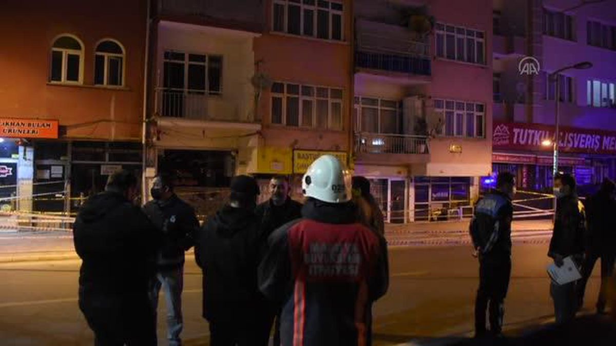 Kolonlarından sesler geldiği iddiasıyla 5 katlı bina tahliye edildi