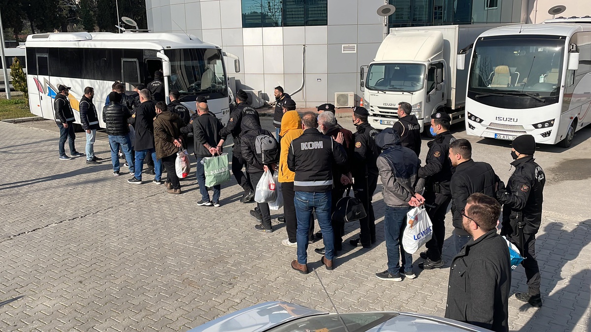 Son dakika haber | Samsun merkezli suç örgütü operasyonunda 14 zanlı daha tutuklandı