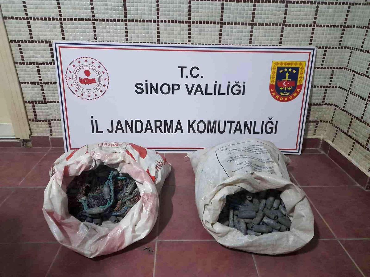 Sinop\'ta 100 bin lira değerinde ağ kurşunları çalındı