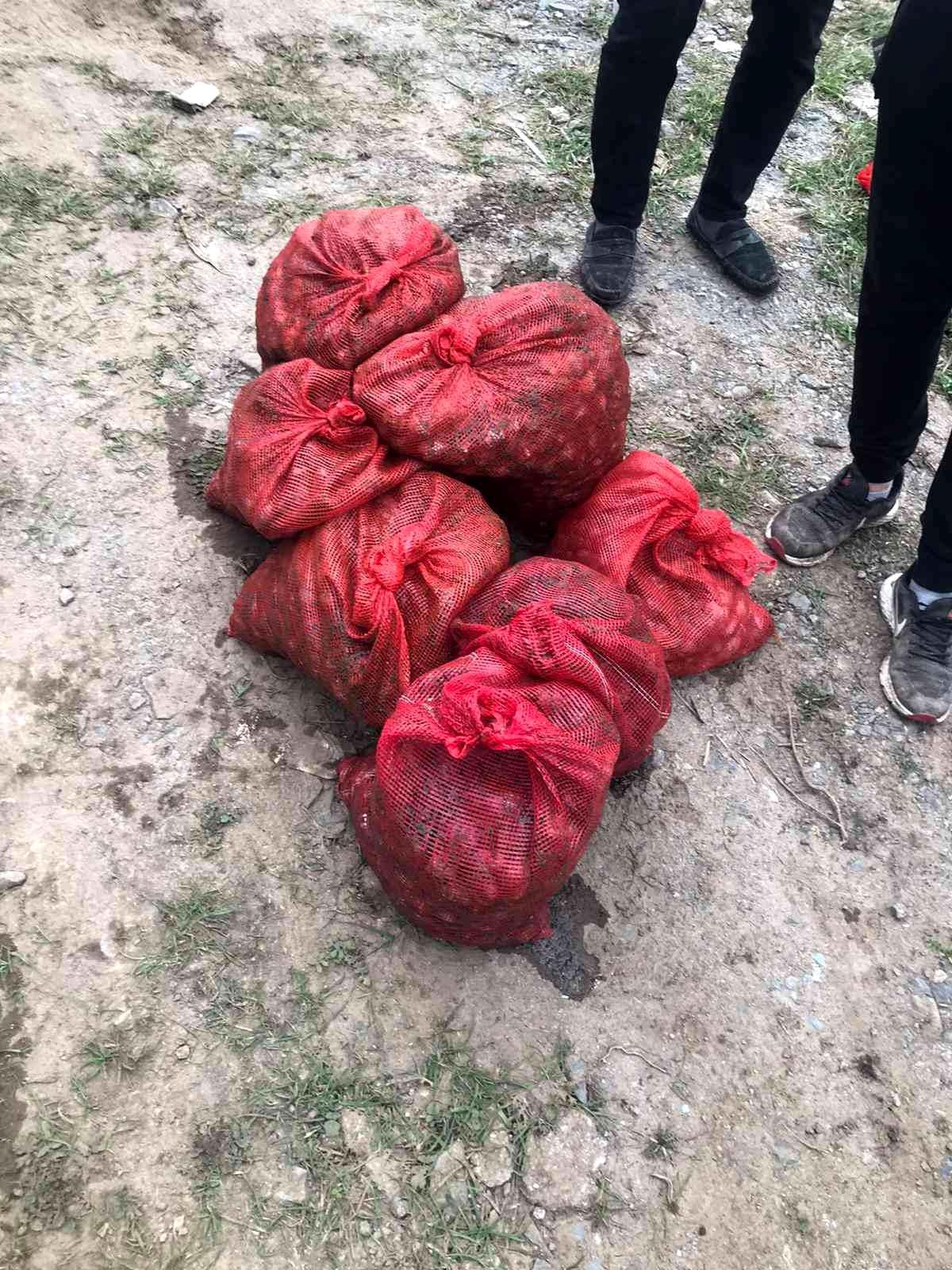 Yasak midye avcılarına 'Kurbağa Adam' şoku