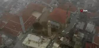 Burdur'da etkili olan sis böyle görüntülendi