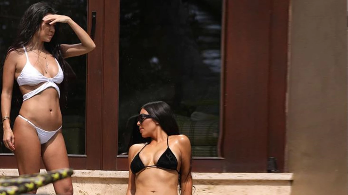 Kourtney Kardashian\'dan iddialı ayna pozu geldi