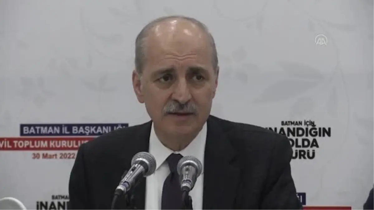 Kurtulmuş: "Türkiye\'nin bu bölgede güçlü ve büyük bir ülke olarak ayakta durmaktan başka şansı yoktur"