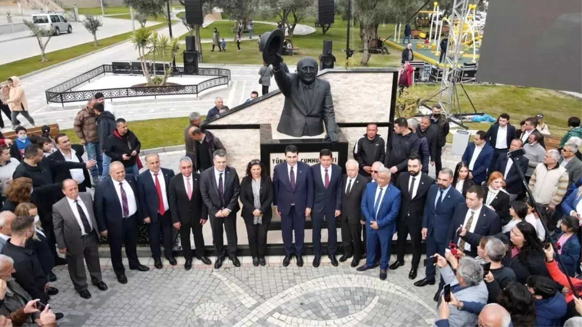 Süleyman Demirel\'in adının verildiği park Nazilli\'de açıldı