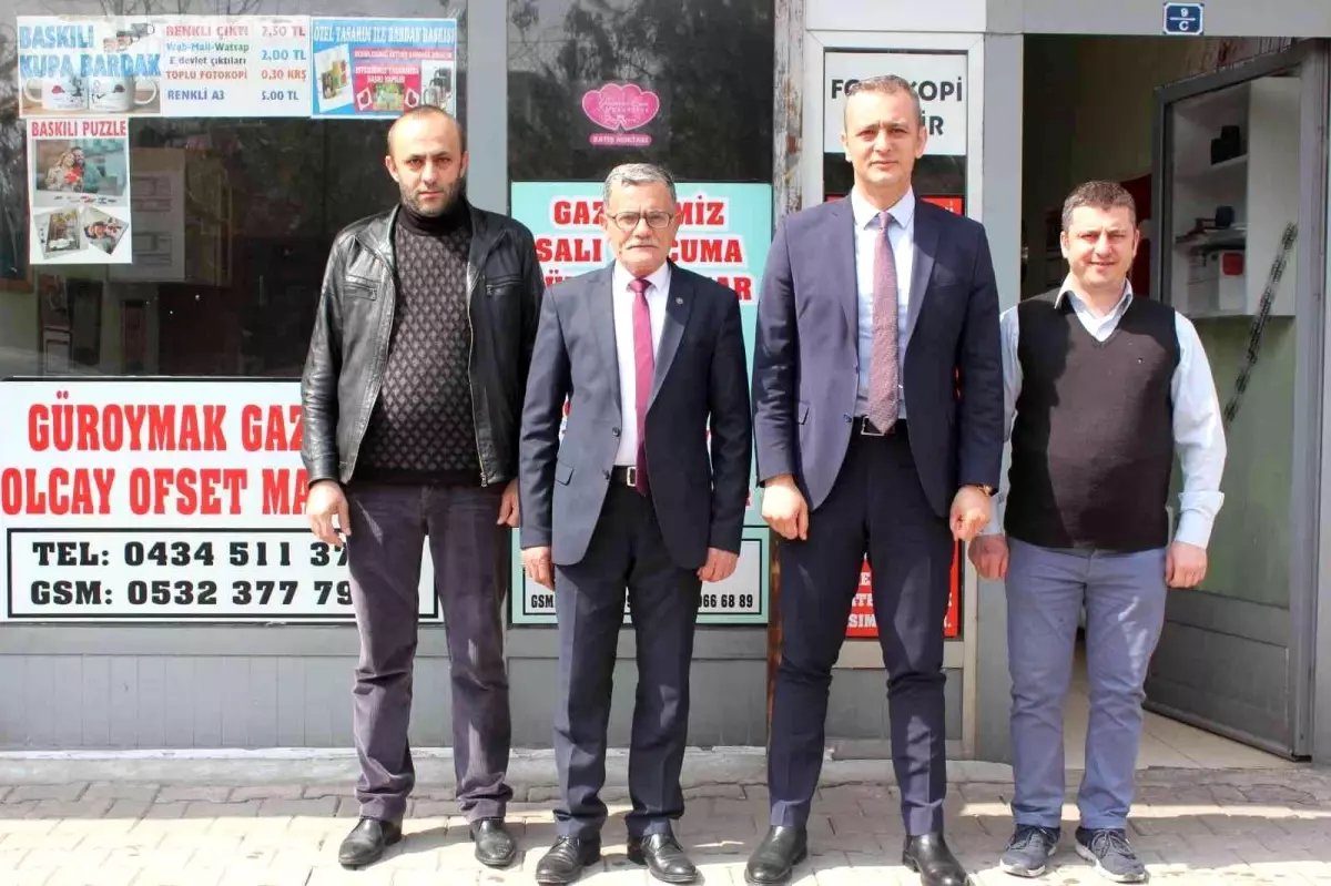 BİK Müdürü Uluçamlıbel'den Kaymakam Cankaloğlu'na ziyaret
