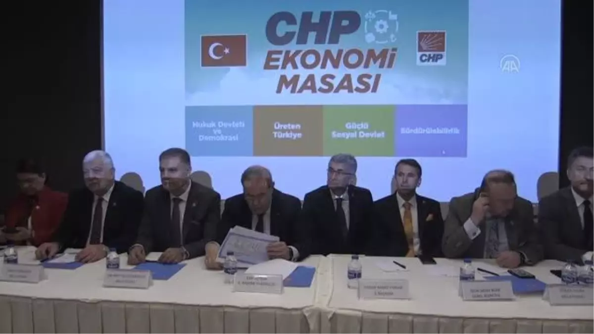 CHP Ekonomi Masası heyeti, iş insanlarıyla buluştu