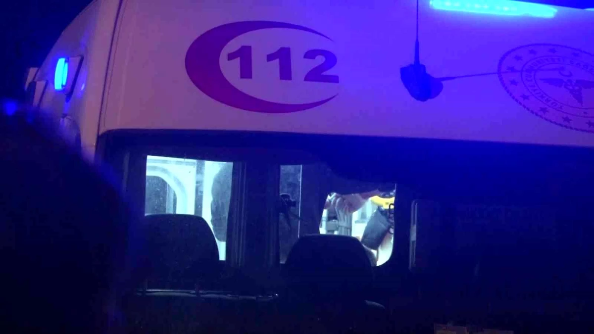 Sancaktepe\'de minibüs şarampole yuvarlandı: Araç sürücüsü hayatını kaybetti