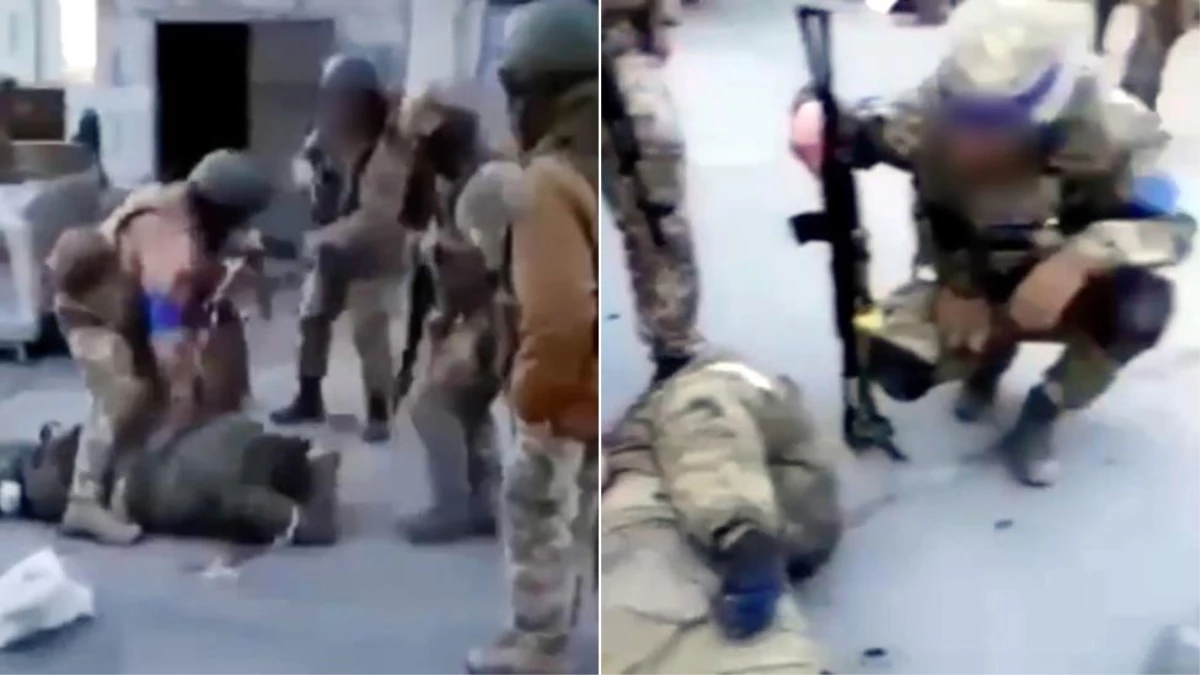 Esir Rus askerlerini vurulduğunu gösteren video gerçek mi?