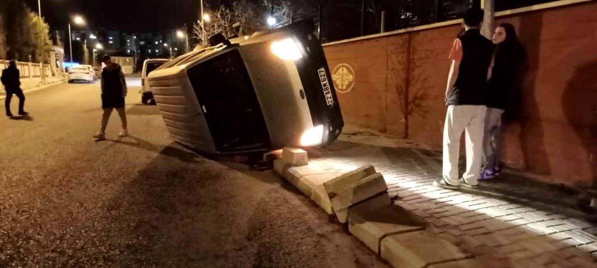 Çorlu\'da korkutan kaza