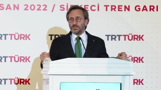 Cumhurbaşkanlığı İletişim Başkanı Altun, TRT Türk'ün yenilenen içeriğinin  tanıtıldığı programda konuştu 1 - Son Dakika