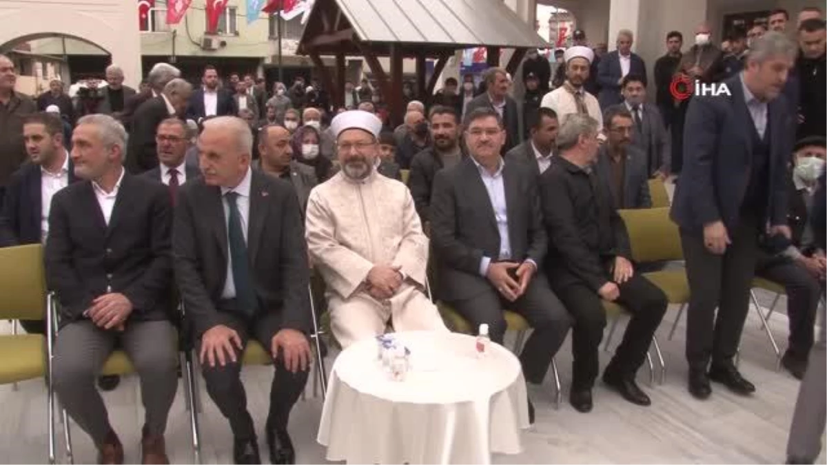 Diyanet İşleri Başkanı Ali Erbaş: "Bugün 90 bin camimize ilaveten bir cami daha açıyoruz"