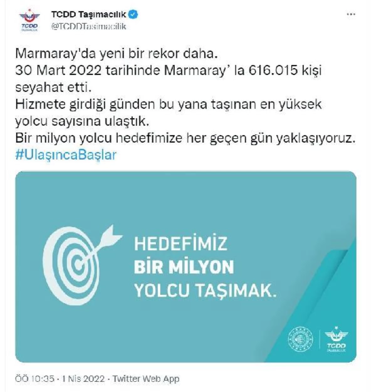 Marmaray\'da günlük yolcu rekoru