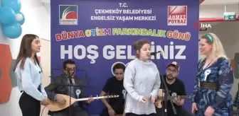 Otizm Farkındalık Günü Programı'nda doyasıya eğlendiler