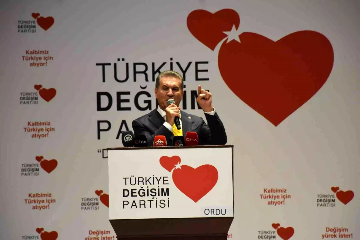 TDP Genel Başkanı Sarıgül, Doğu Karadeniz Ordu Bölge Toplantısı\'nda konuştu