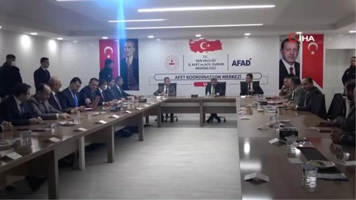 Van\'da "İl Afet ve Acil Durum Koordinasyon Kurul Toplantısı" yapıldı