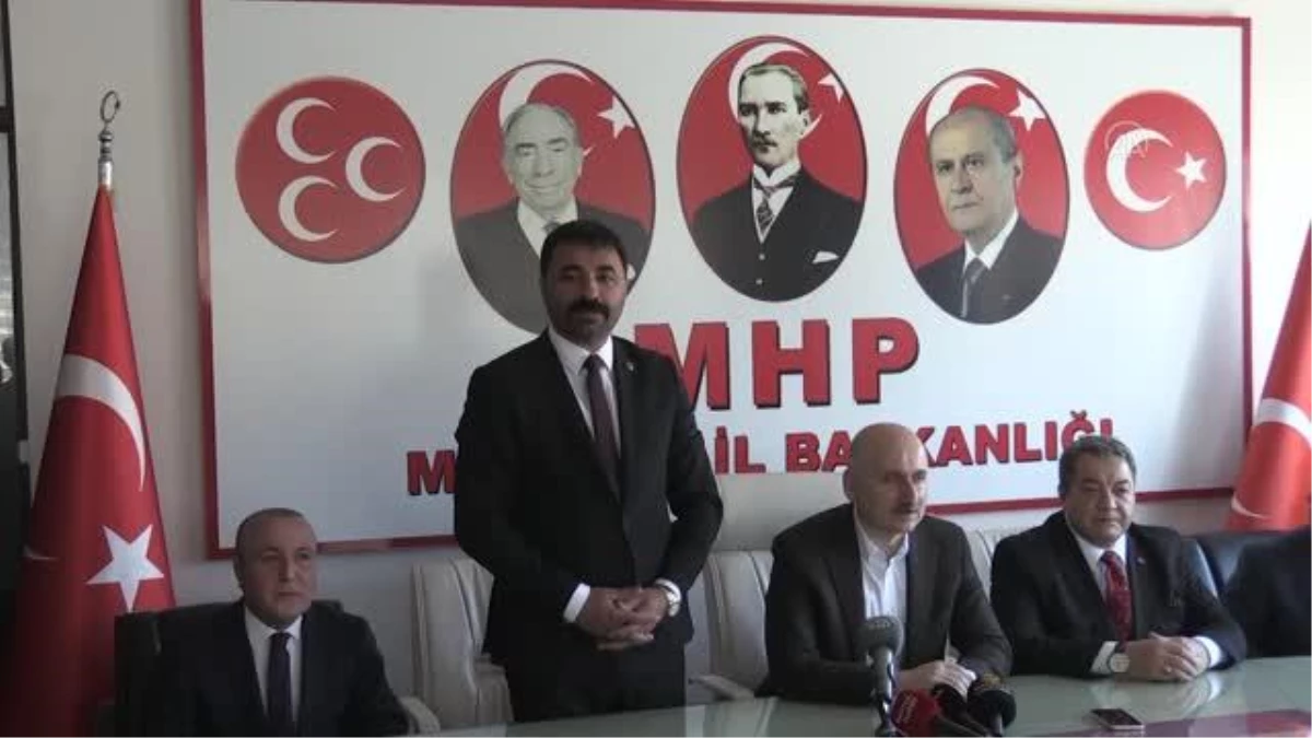 Bakan Karaismailoğlu, AK Parti ve MHP il başkanlıklarını ziyaret etti