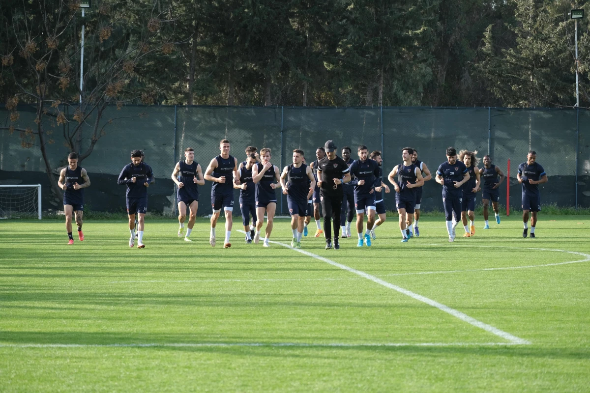 Hatayspor, Adana Demirspor maçının hazırlıklarını sürdürdü