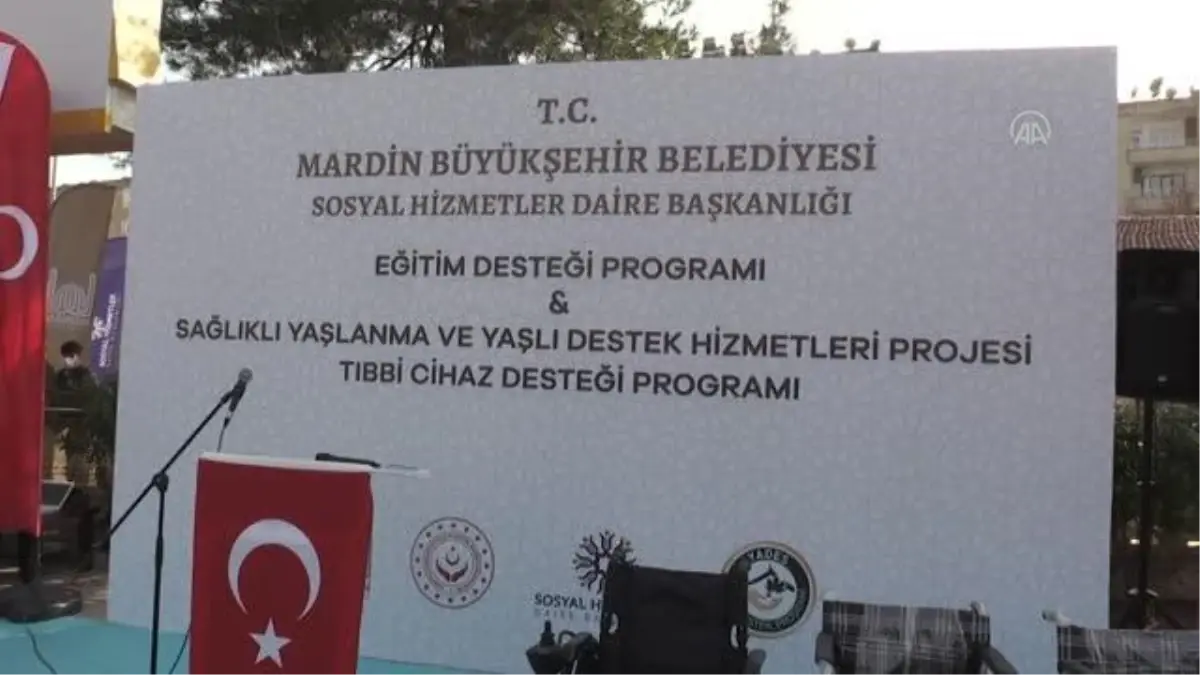 Mardin\'de 242 kişiye tıbbi malzeme desteği verildi