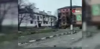 Rus askerlerinden temizlenen Borodyanka'da büyük yıkım