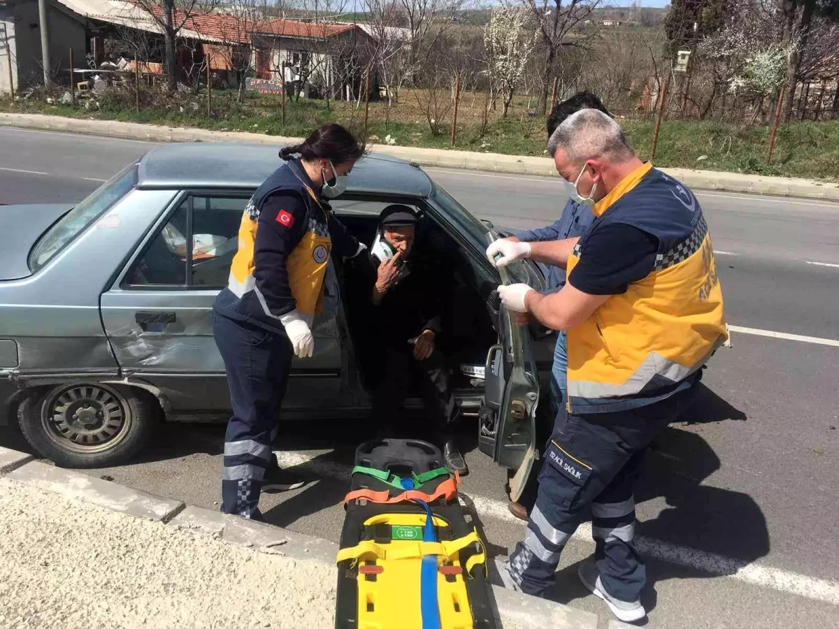 Tekirdağ\'da trafik kazası: 1 yaralı