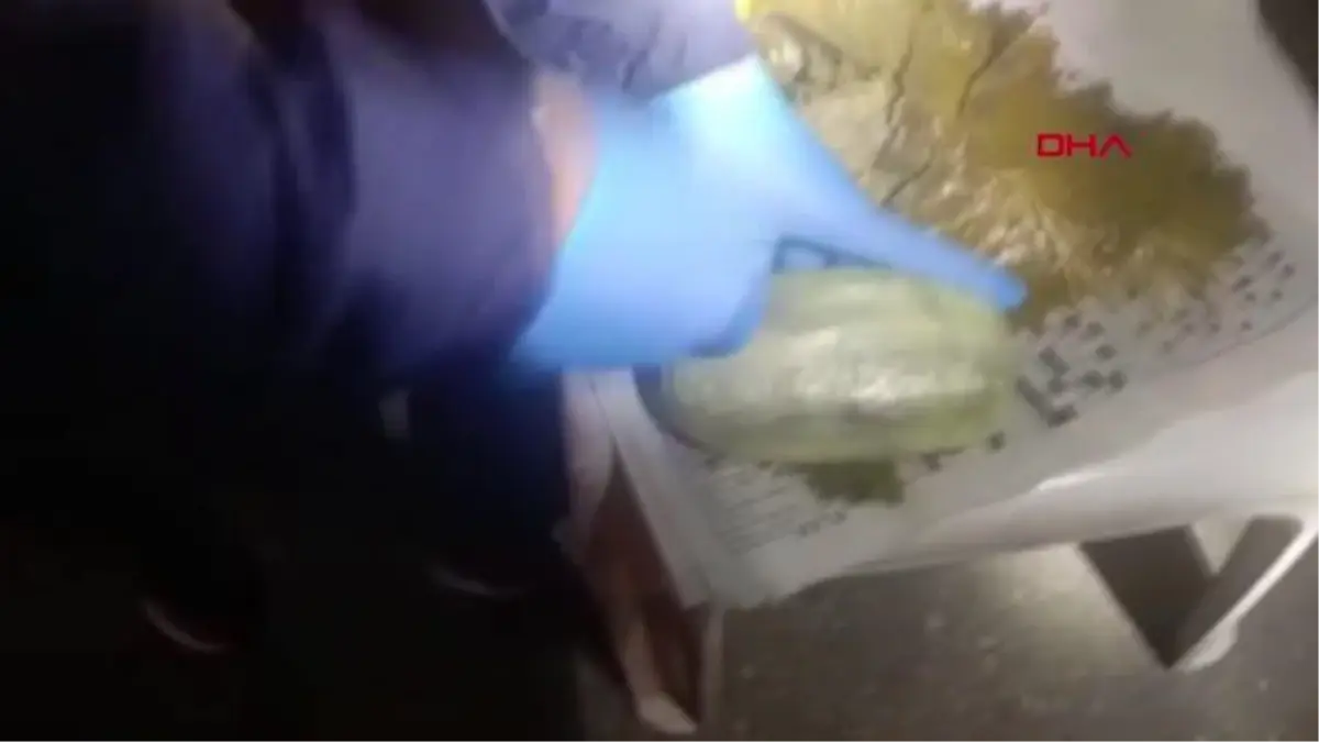 ASMA YAPRAĞI BİDONUNDAN EROİN ÇIKTI