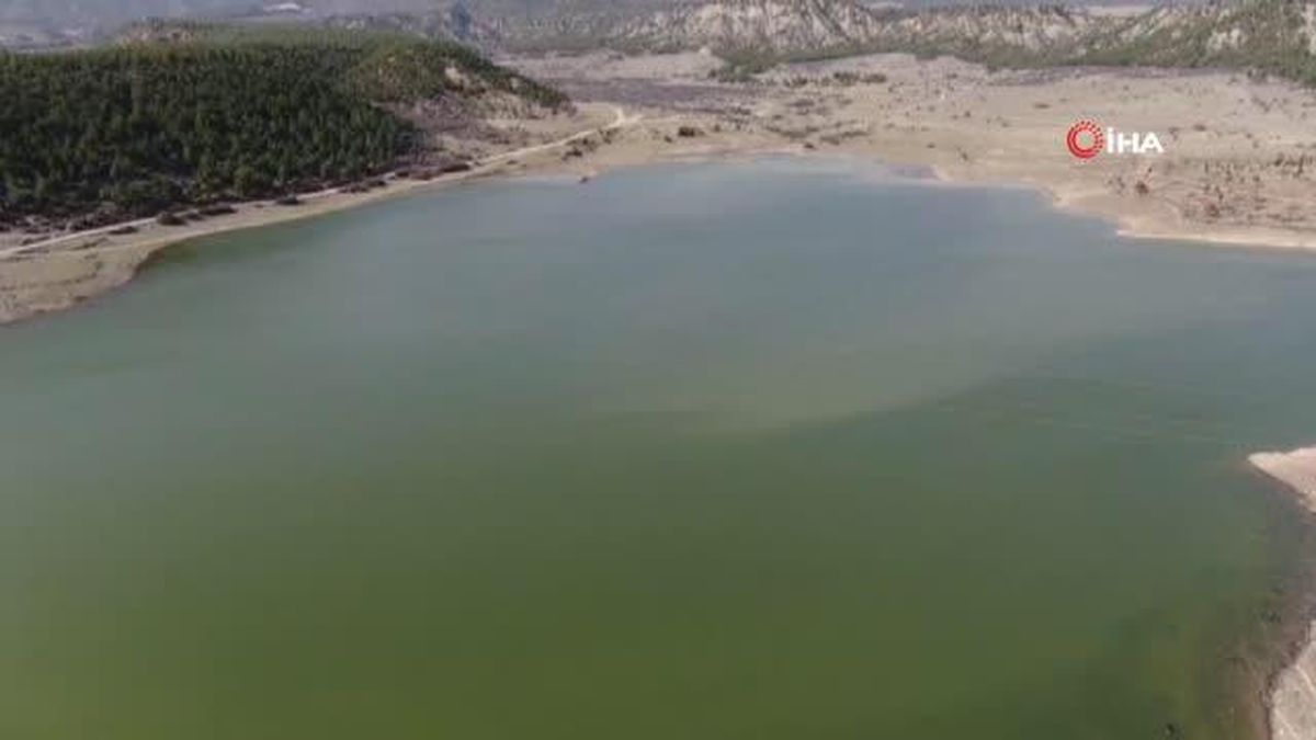 Sinop'ta çöle dönen göletler yağışlarla birlikte suyla doldu