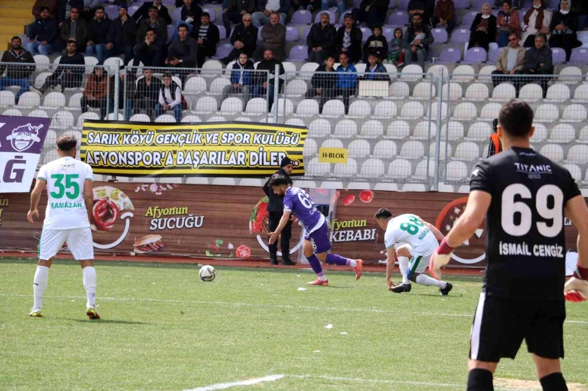 TFF 2. Lig: Afyonspor: 1 Serik Belediyespor: 0