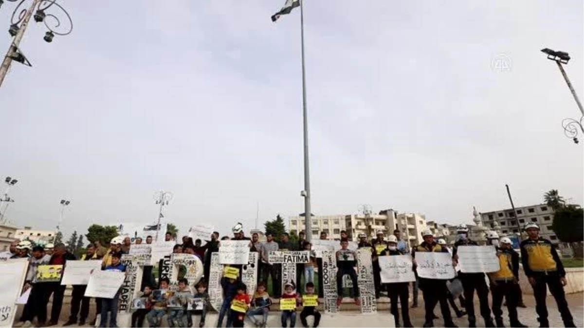 Son Dakika | Han Şeyhun\'daki kimyasal silah katliamı İdlib\'de protesto edildi